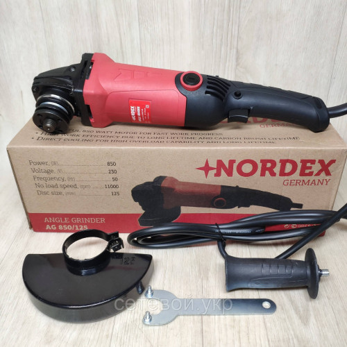 Болгарка Nordex AG 850/125