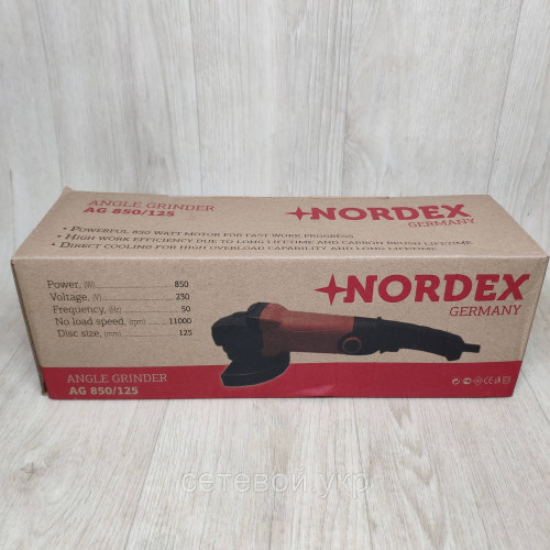 Болгарка Nordex AG 850/125