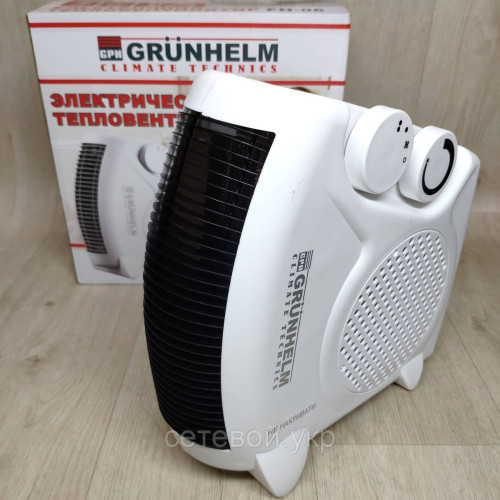 Тепловентилятор спиральный Grunhelm FH-06 (1000/2000Вт, 220В)