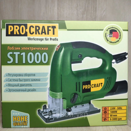 Лобзик электрический ProCraft ST-1000 электролобзик