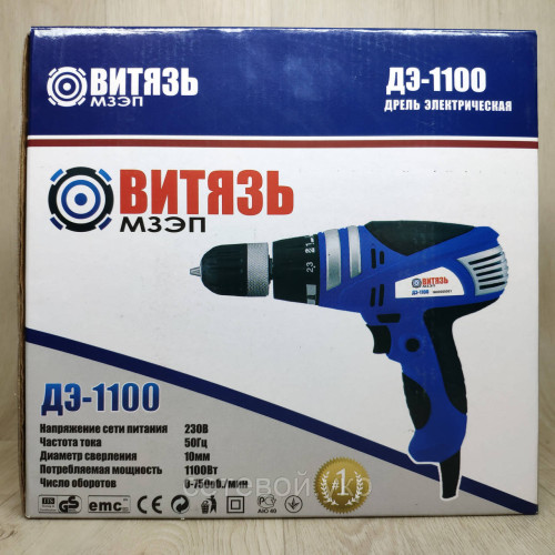 Шуруповерт сетевой Витязь ДЭ-1100