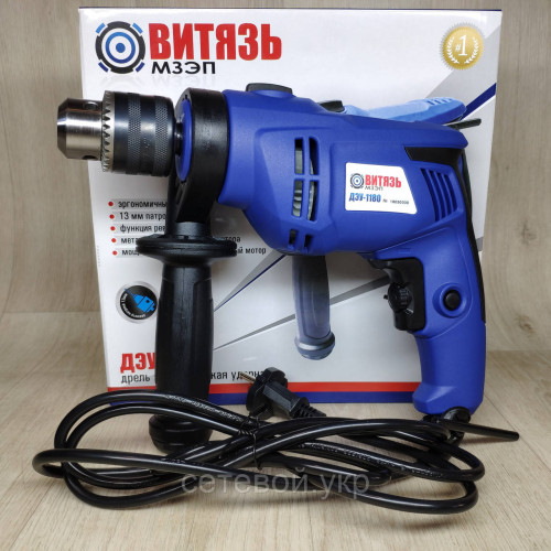 Дрель ударная Витязь ДЭУ-1180