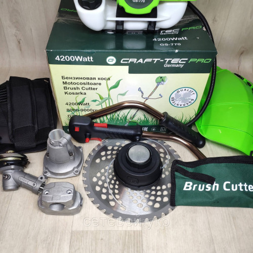 Бензокоса Craft-Tec GS-770 Profi 4200w