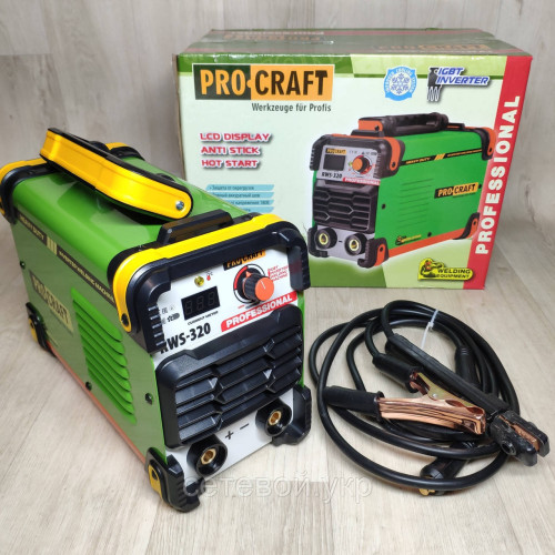 Сварочный аппарат Procraft RWS-320 + Болгарка + Маска хамелеон