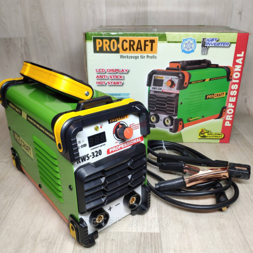 Сварочный аппарат Procraft RWS-320 + Болгарка