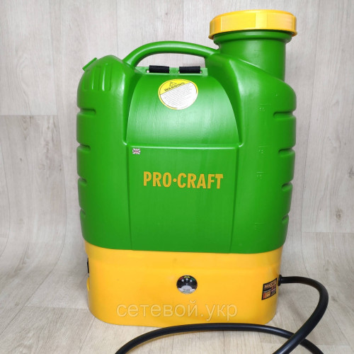 Аккумуляторный садовый опрыскиватель Procraft AS-16 Professional (16л, 12Ач.)
