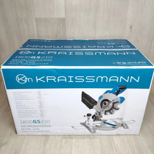 Торцовочная дисковая пила Kraissmann 1800 GS 210
