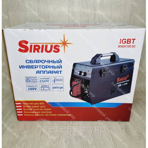 Зварювальний напівавтомат інверторного типу Sirius MIG/MMA-300M