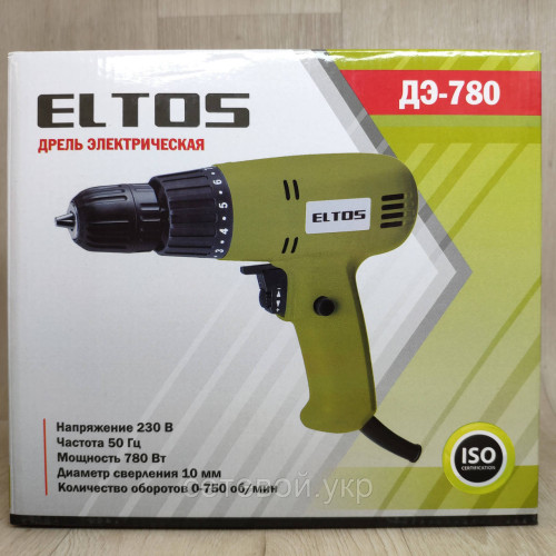 Шуруповерт сетевой Eltos ДЭ-780
