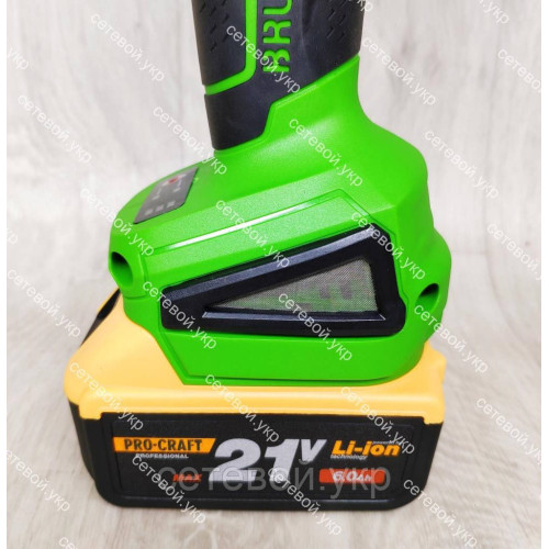 Аккумуляторная болгарка Procraft PWA 216 21v