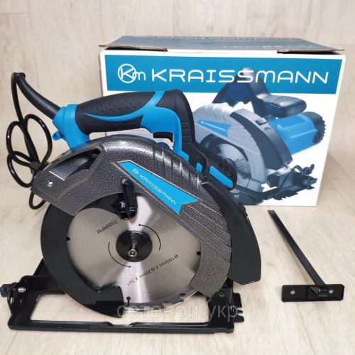 Пила дисковая циркулярная Kraissmann 1400 KS 190 с лазером