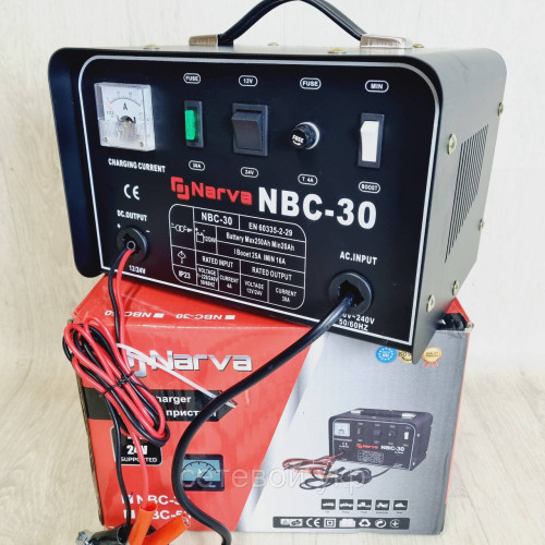 Автомобильное зарядное устройство NARVA NBC-30 для зарядки 12В и 24В аккумуляторов