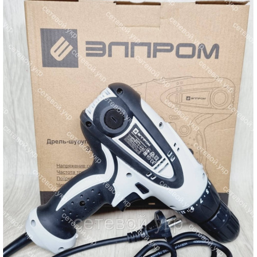 Шуруповерт сетевой Элпром ЭШС-860-2 двухскоростной