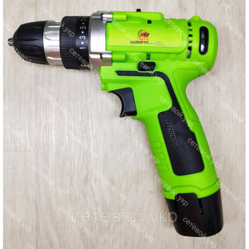 Аккумуляторный шуруповерт Белорус МТЗ ДА NEW 12V 2 Ач