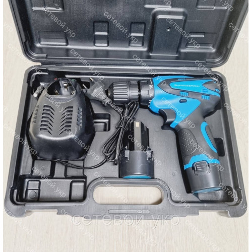Шуруповерт аккумуляторный KRAISSMANN 1500 S-ABS 12/2 L в кейсе