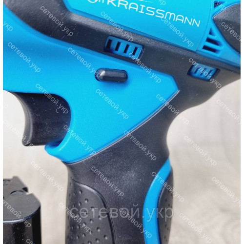 Шуруповерт аккумуляторный KRAISSMANN 1500 S-ABS 12/2 L в кейсе