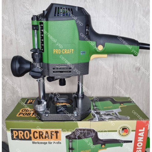 Фрезер одноручный Procraft POB 1200 с набoрoм фрeз