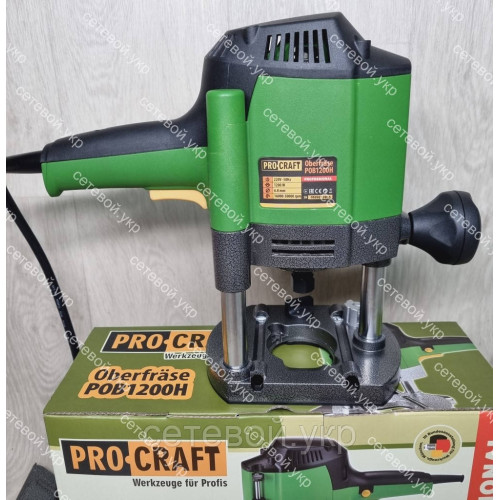 Фрезер одноручный Procraft POB 1200 с набoрoм фрeз
