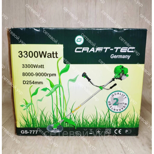 Мотокоса Craft-tec 3300 бензокоса