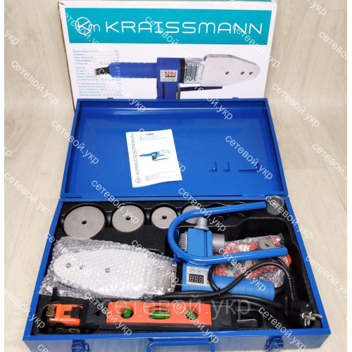 Паяльник для пластиковых труб KRAISSMANN 1500 EMS 6 С цифровым дисплеем