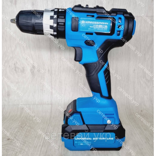 Ударный Аккумуляторный шуруповерт KRAISSMANN 101 E-ASB20UL universal battary line