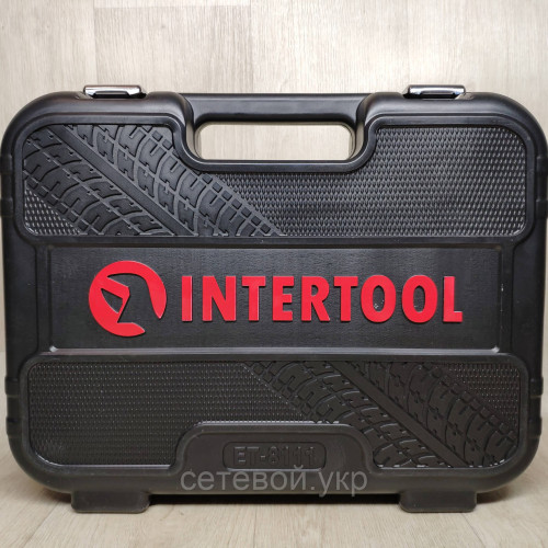 Набор инструментов INTERTOOL ET-8111 STORM  на 111 ед Ключей, головок