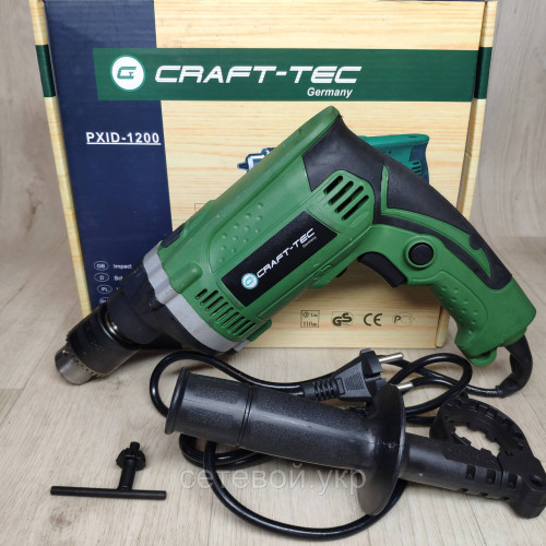 Дрель ударная Craft-tec PXID-1200