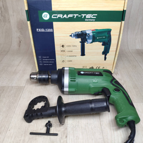 Дрель ударная Craft-tec PXID-1200