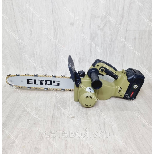 Пила цепная аккумуляторная Eltos АПЦ-20V/12-4 (20 V, Бесщеточная, 2 АКБ, шина 30 см,