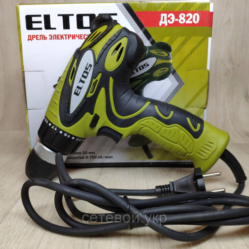 Шуруповерт сетевой Eltos ДЭ-820