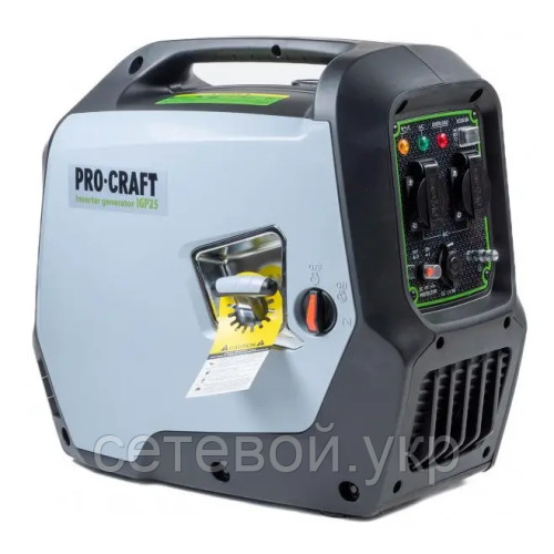 Генератор инверторный Procraft IGP25 1.8 кВт/2 кВт