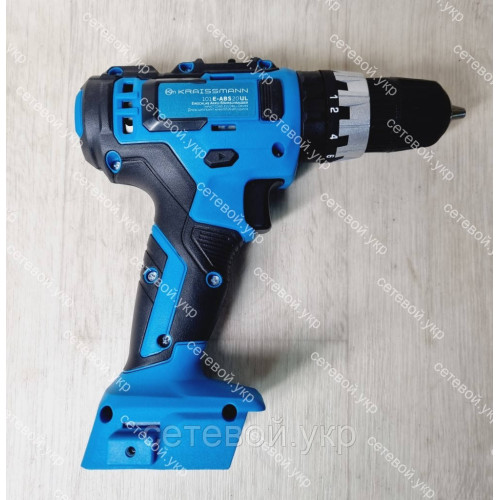 Ударный Аккумуляторный шуруповерт KRAISSMANN 101 E-ASB20UL universal battary line без аккумулятора