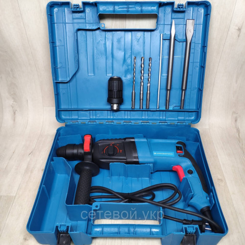 Прямой перфоратор Kraissmann 900 BH 26 DFR в кейсе