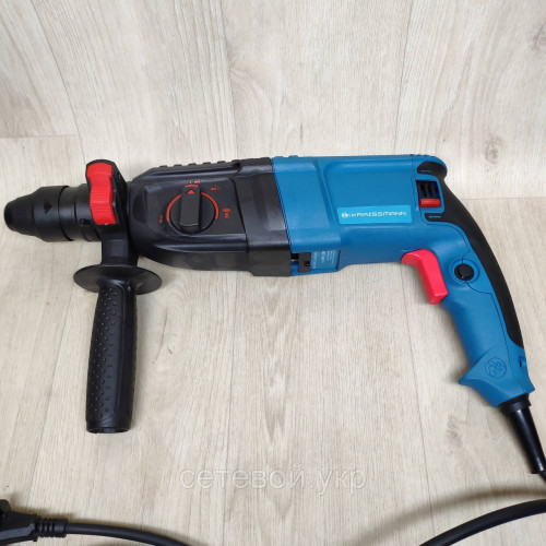 Прямой перфоратор Kraissmann 900 BH 26 DFR в кейсе