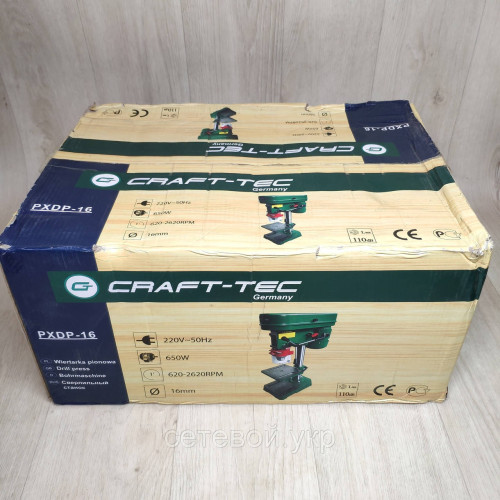 Сверлильный станок Craft-Tec  PXDP-16 Патрон 650Вт