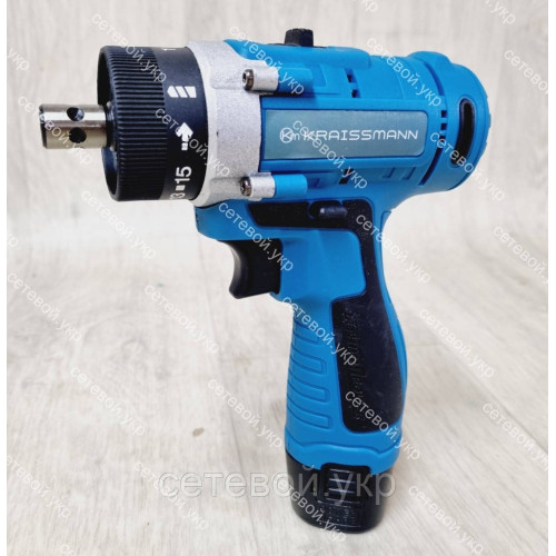 Шуруповерт Kraissmann 1500 S-ABS 12/2 Li ДФР патрон