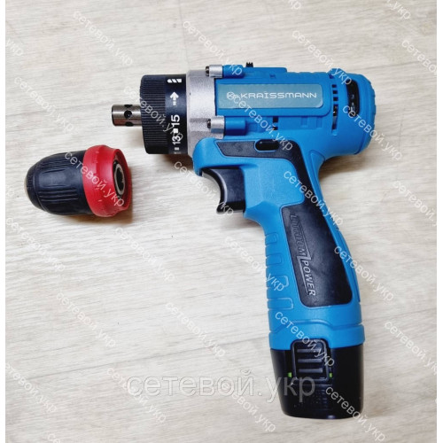 Шуруповерт Kraissmann 1500 S-ABS 12/2 Li ДФР патрон