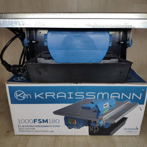 Электрический плиткорез Kraissmann 1000 FSM 180
