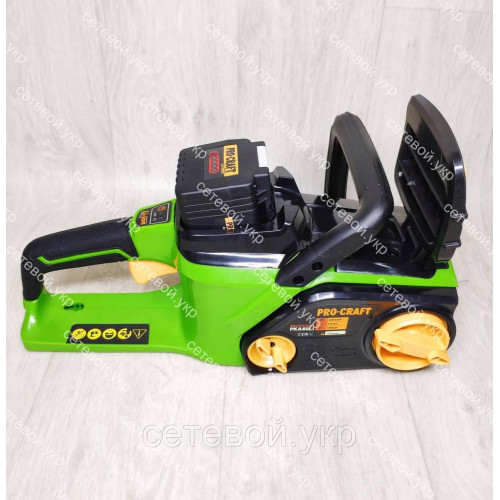Мощная Аккумуляторная цепная пила  Procraft PKA40Li (40 В 4 Ач)