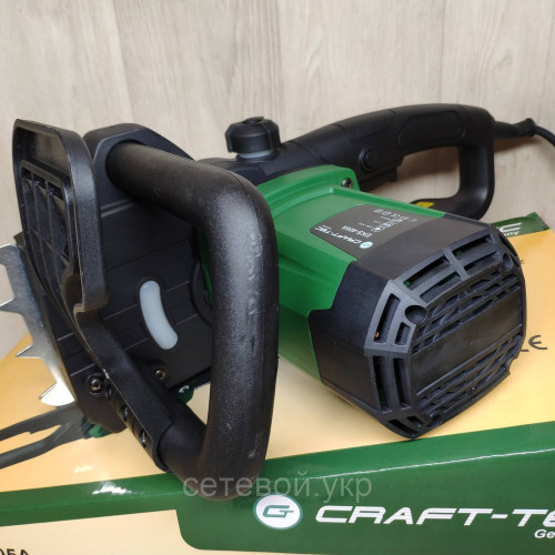 Электропила Craft-tec EKS-405 (2150 Вт) ручная натяжка цепи