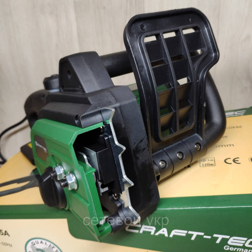 Электропила Craft-tec EKS-405 (2150 Вт) ручная натяжка цепи