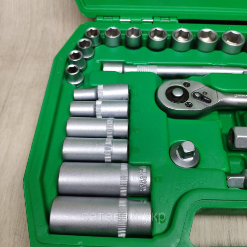 Набор ключей головок INTERTOOL 39 единиц инструментов