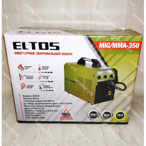 Сварочный полуавтомат ELTOS MIG/MMA-350