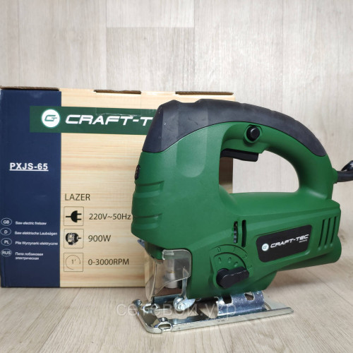 Электрический лобзик Craft-tec PXJS-65 с лазером электролобзик